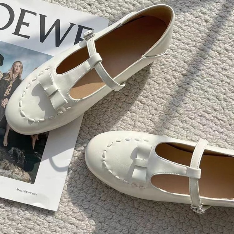 Women'S Fashion Spring 2025 - Sepatu Mary Jane Tali Prancis Baru