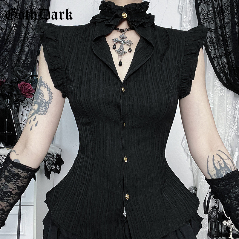 Women'S Fashion From The 90S - Kemeja Wanita Goth Dark 90s Grunge
