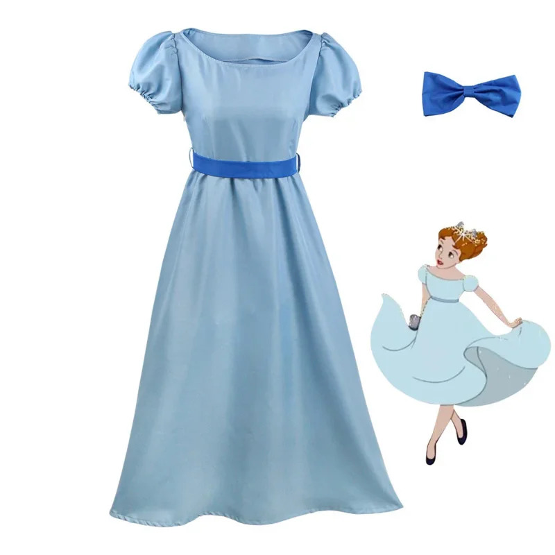 Knitted Vest Women - Kostum Cosplay Peter Pan Wendy Set