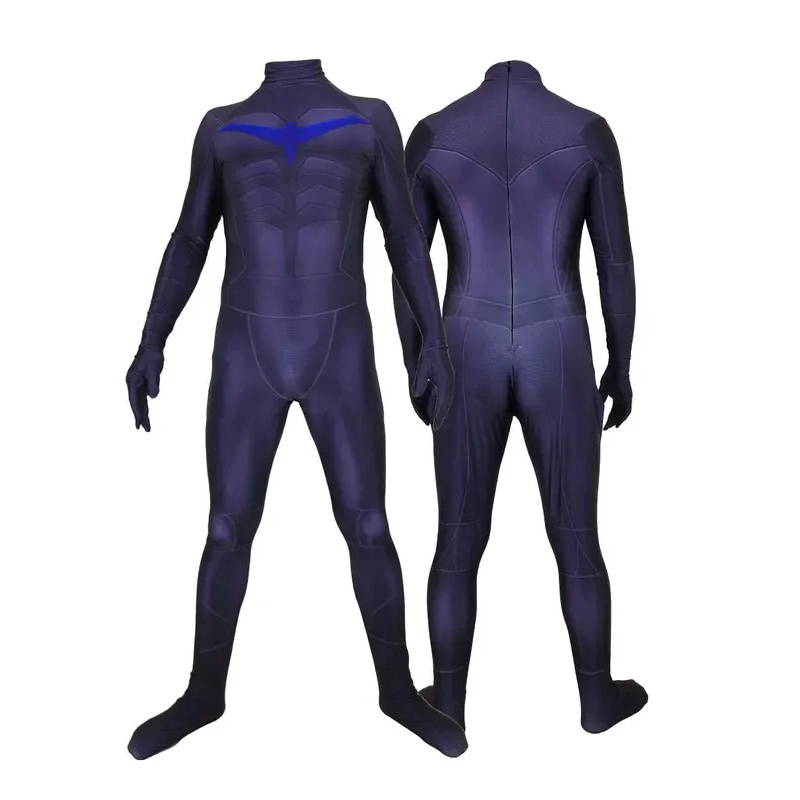 Knitted Vest Women - Kostum Cosplay Nightwing Wanita Halloween 2026
