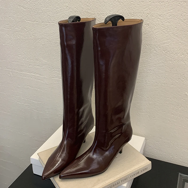 Winter Fashion Women Boots - Aneikeh Sepatu Bot Setinggi Lutut Wanita