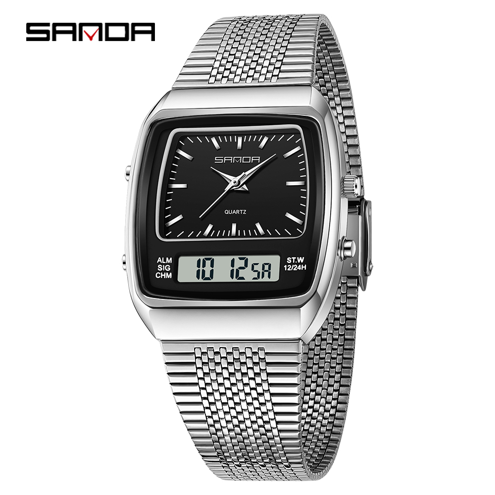 Women Fashion Zone - Jam Tangan Elektronik Quartz SANDA 3393