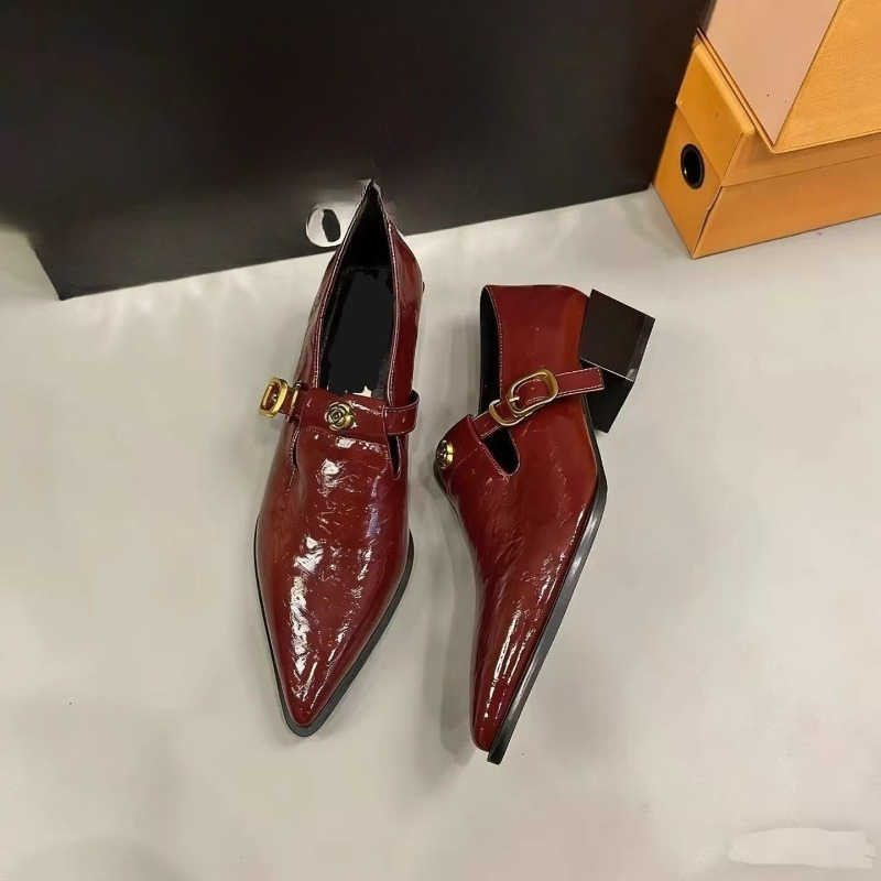 Women'S Fashion Shoes - Sepatu Wanita Sol Tebal Berujung Runcing