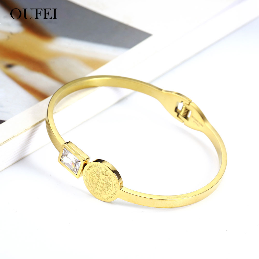 Women'S Fashion Vogue - Oufei Gelang Stainless Steel Perhiasan Wanita