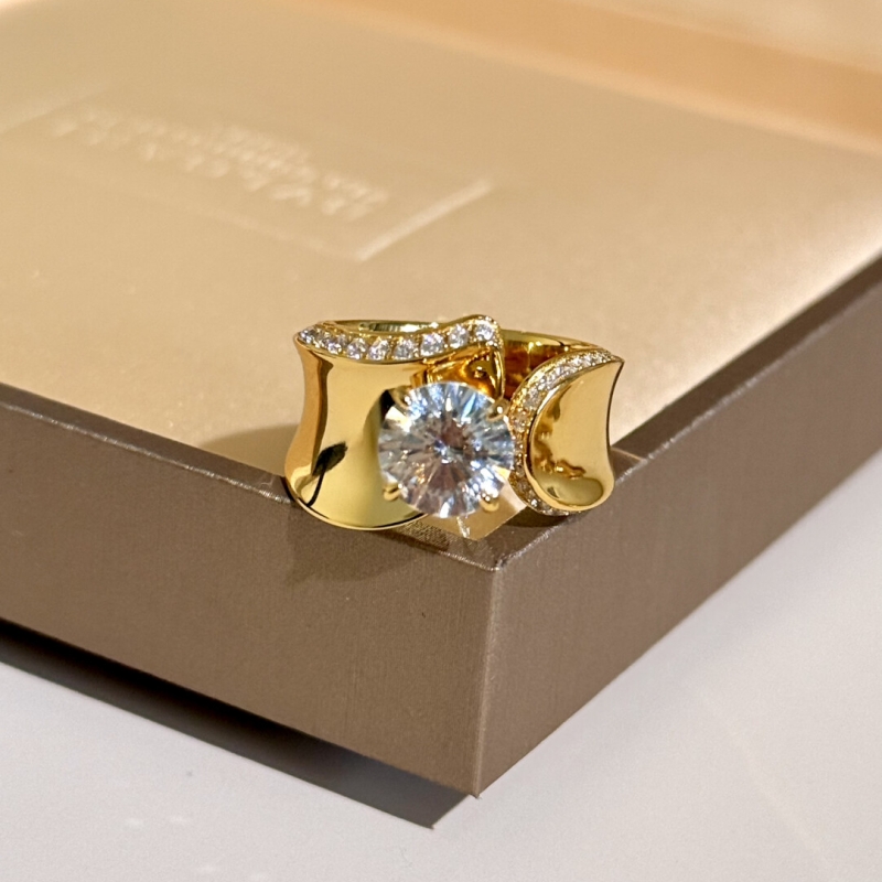 Women'S Fashion London - Cincin Perak 925 Berlapis Emas Bellux