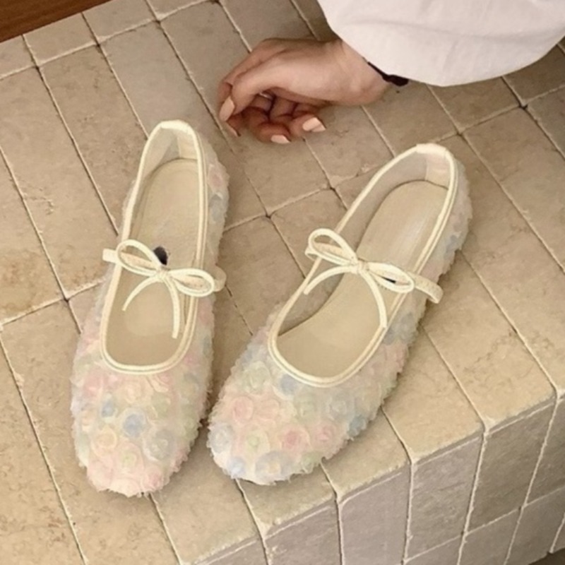 Women'S Fashion Shoes - Sepatu Mary Jane Jala Mawar Cina