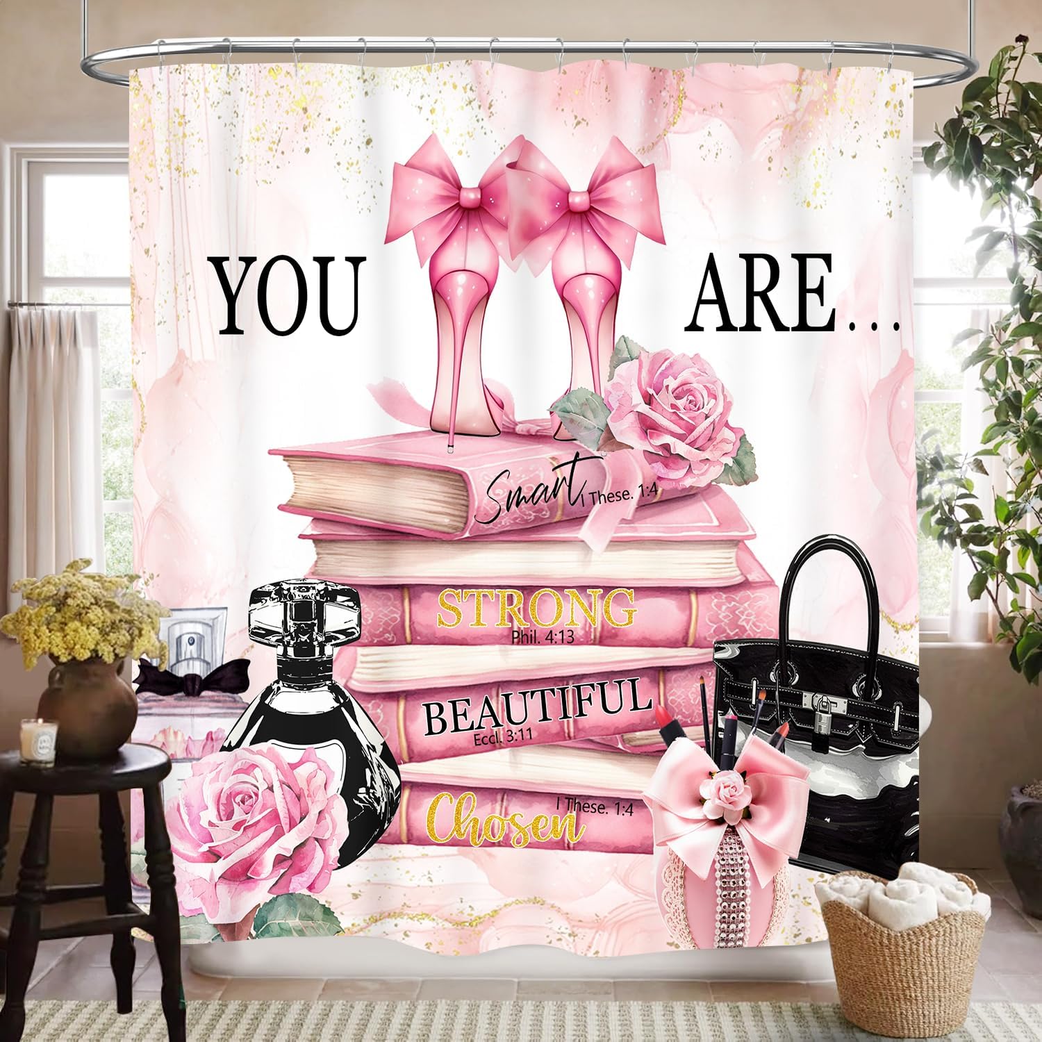 Women'S Fashion Magazines - Tirai Mandi Wanita Modis untuk Kamar