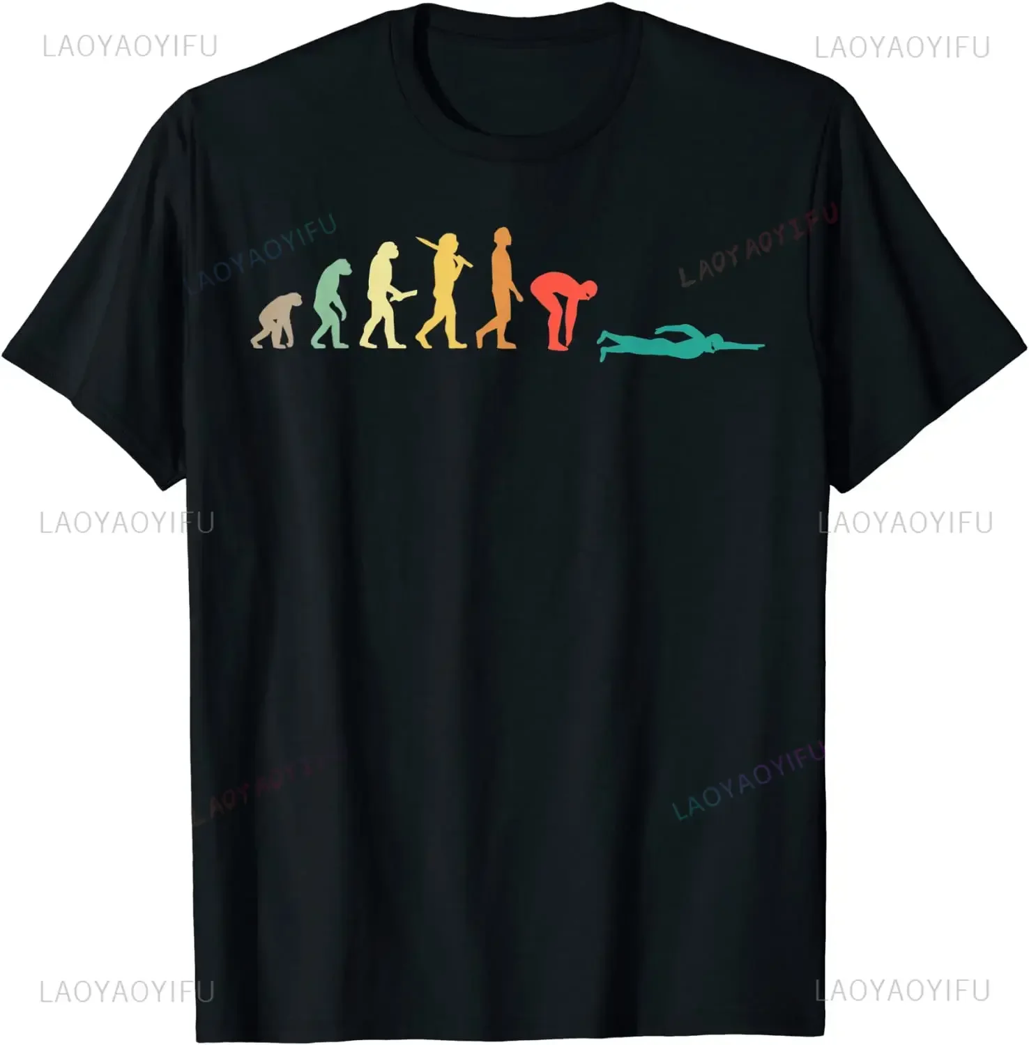 Women'S Fashion Graphic Tees - Kaus renang grafis Retro hadiah untuk