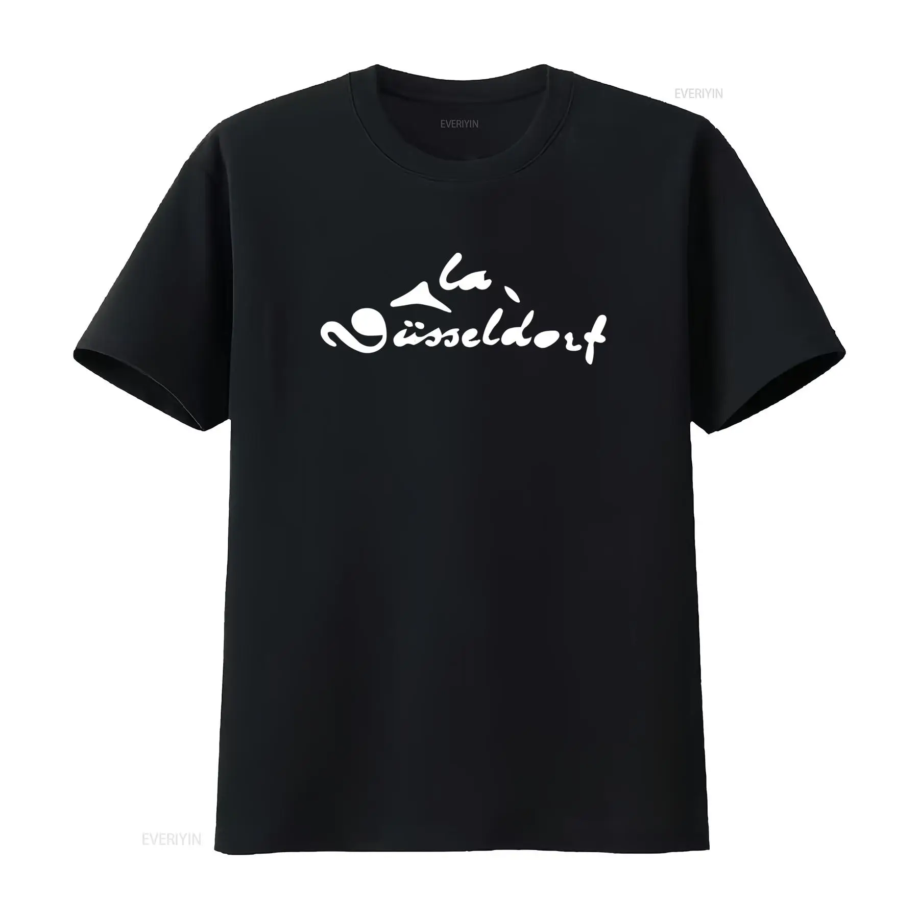 Women'S Fashion Graphic Tees - La Dusseldorf Kaos Modis untuk Pria