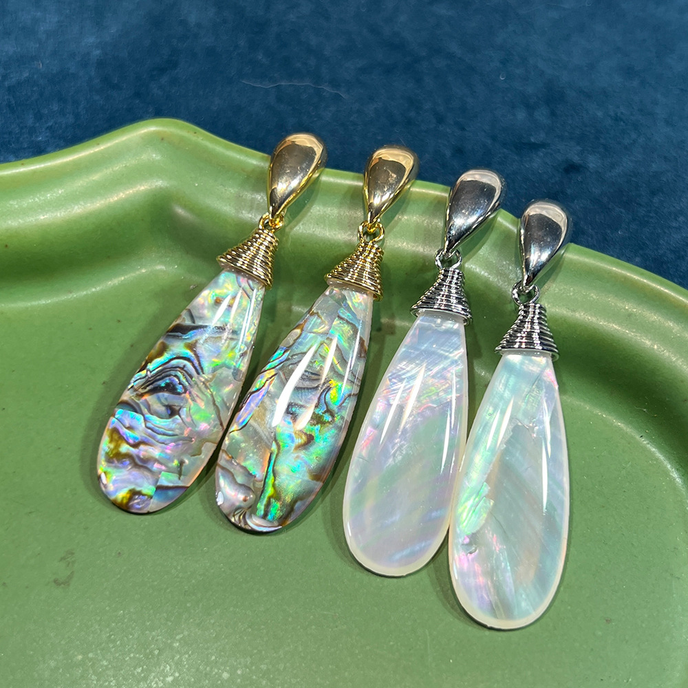 Women'S Fashion Magazines - Anting Logam Terestrial Cangkang Alami Vintage