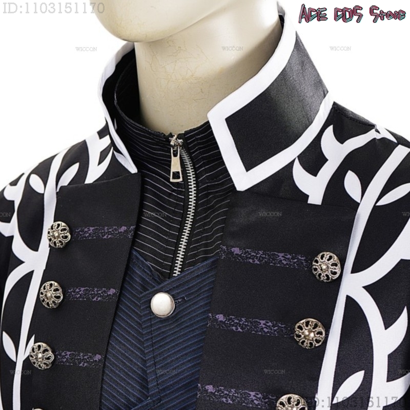Knitted Vest Women - Kostum Lengkap Fantasias Dmc Vergil Cosplay