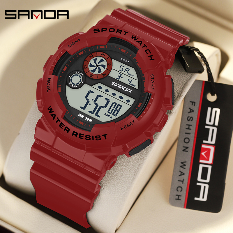 Women Fashion Zone - SANDA G jam tangan Digital olahraga