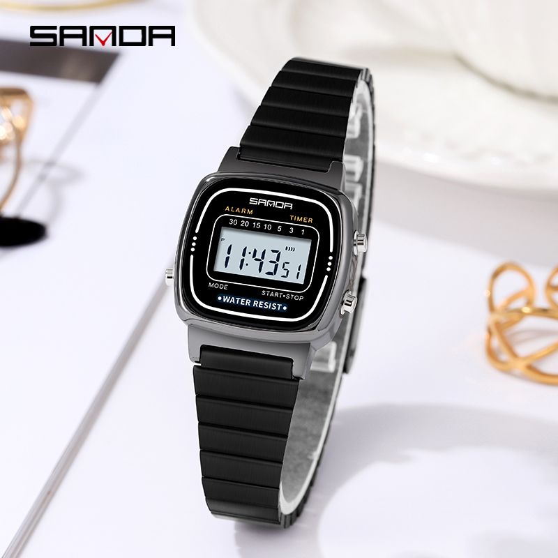 SANDA 6053 jam tangan elektron - Women Fashion Zone ulasan dan harga