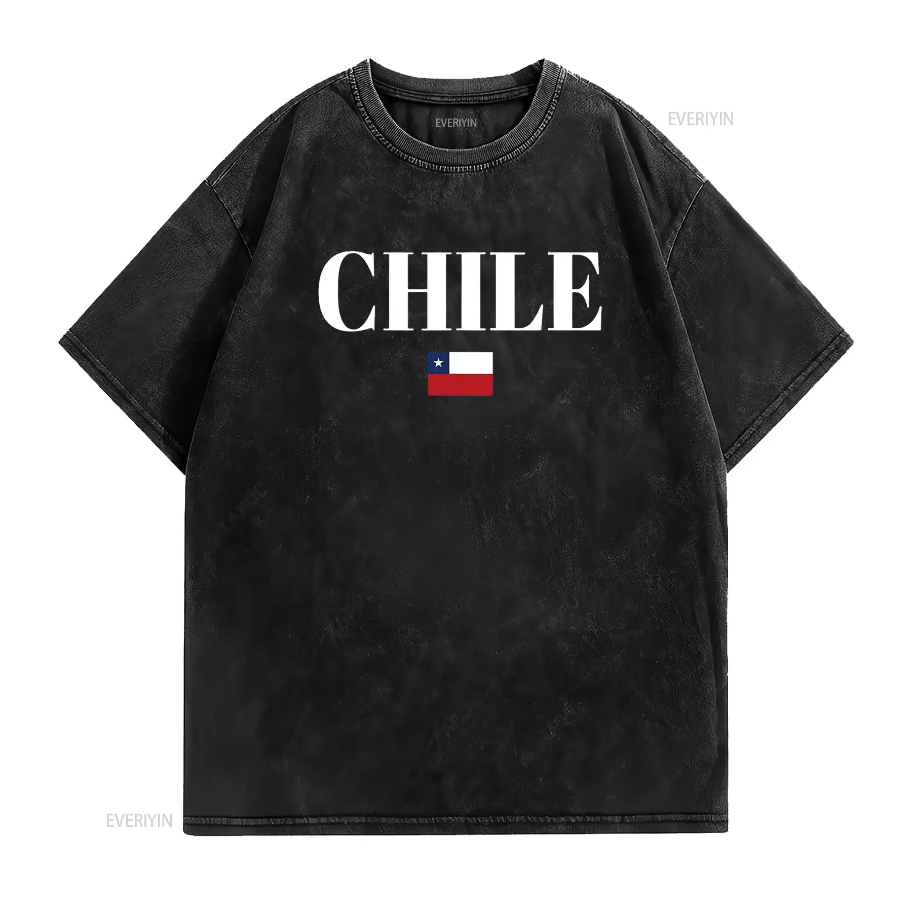 Kaos Wanita Bendera CHILE Vint - Women'S Fashion Graphic Tees ulasan dan harga