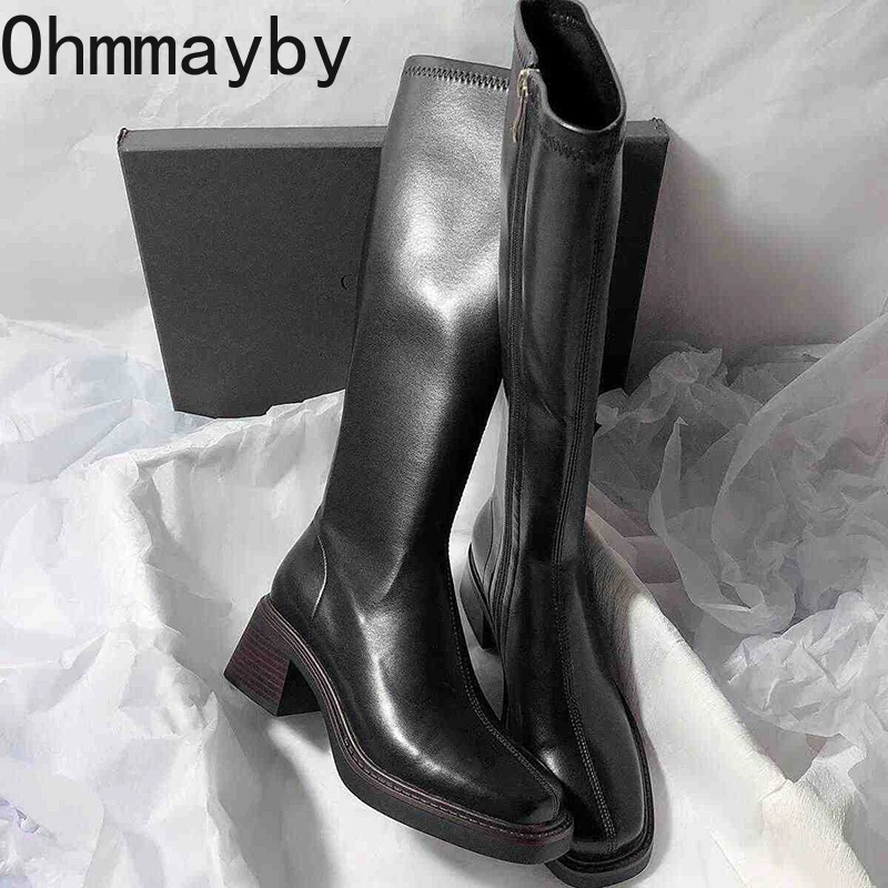 Sepatu bot hak tebal wanita, s - Winter Fashion Women Boots ulasan dan harga