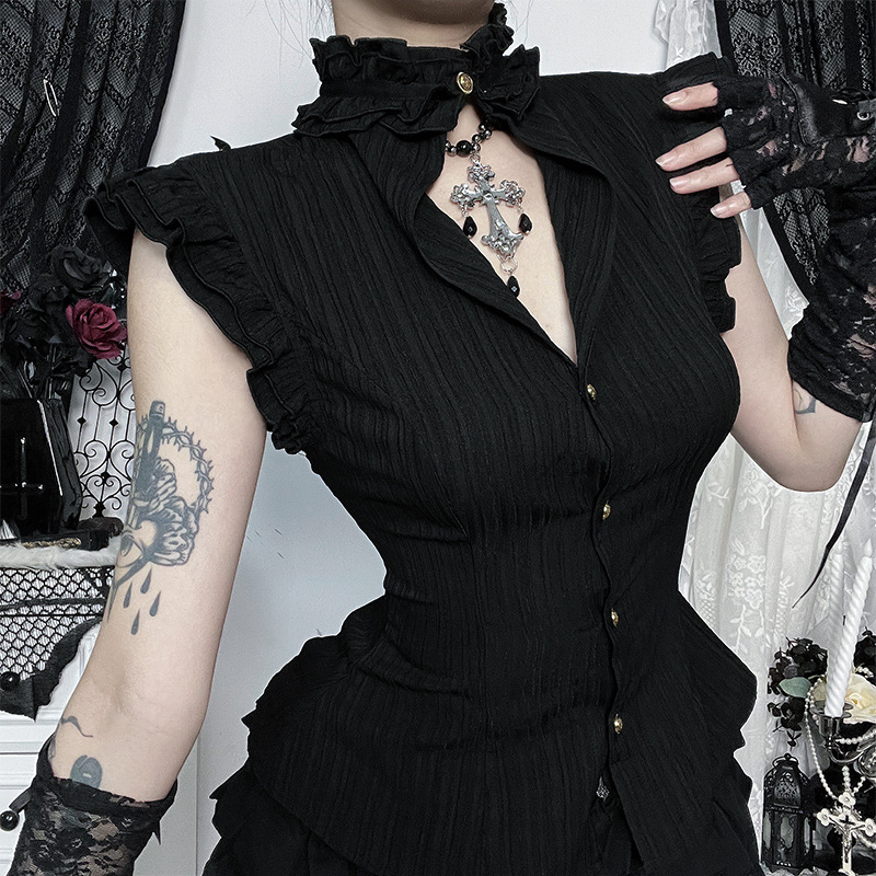 Kemeja Wanita Goth Dark 90s Gr - Women'S Fashion From The 90S ulasan dan harga