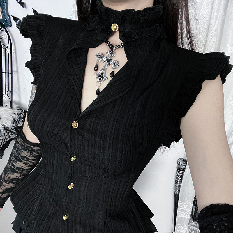 Kemeja Wanita Goth Dark 90s Gr - Women'S Fashion From The 90S ulasan dan harga