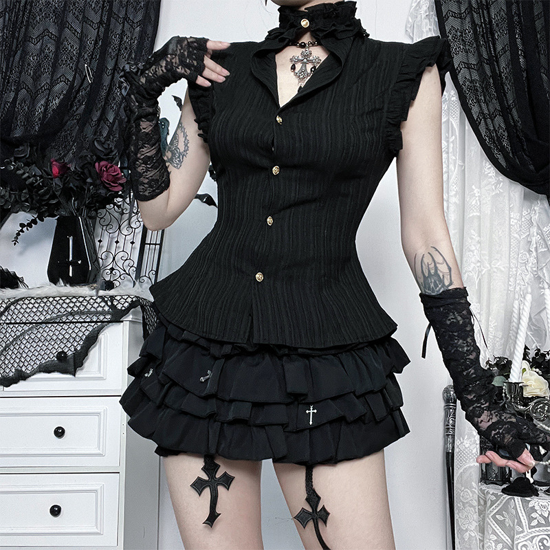 Kemeja Wanita Goth Dark 90s Gr - Women'S Fashion From The 90S ulasan dan harga