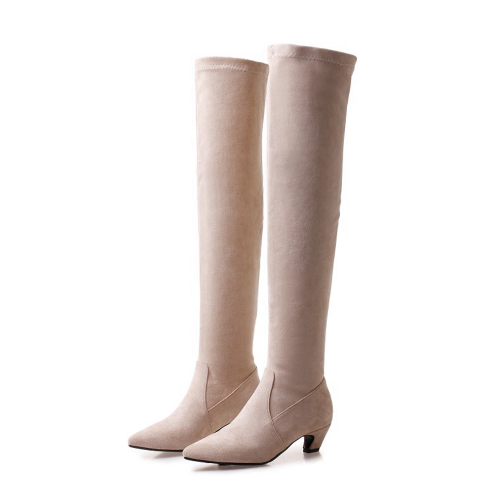 Sepatu Bot Wanita Setinggi Pah - Winter Fashion Women Boots ulasan dan harga