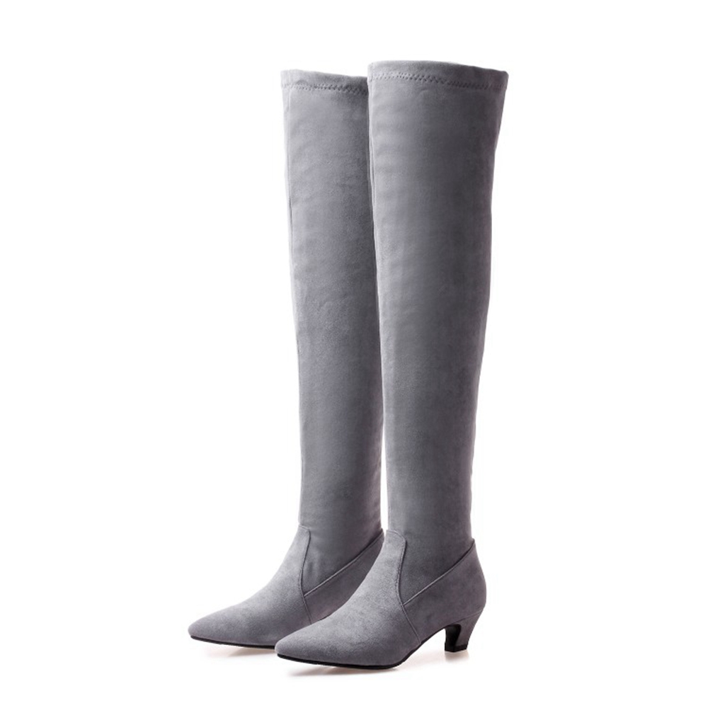 Sepatu Bot Wanita Setinggi Pah - Winter Fashion Women Boots ulasan dan harga