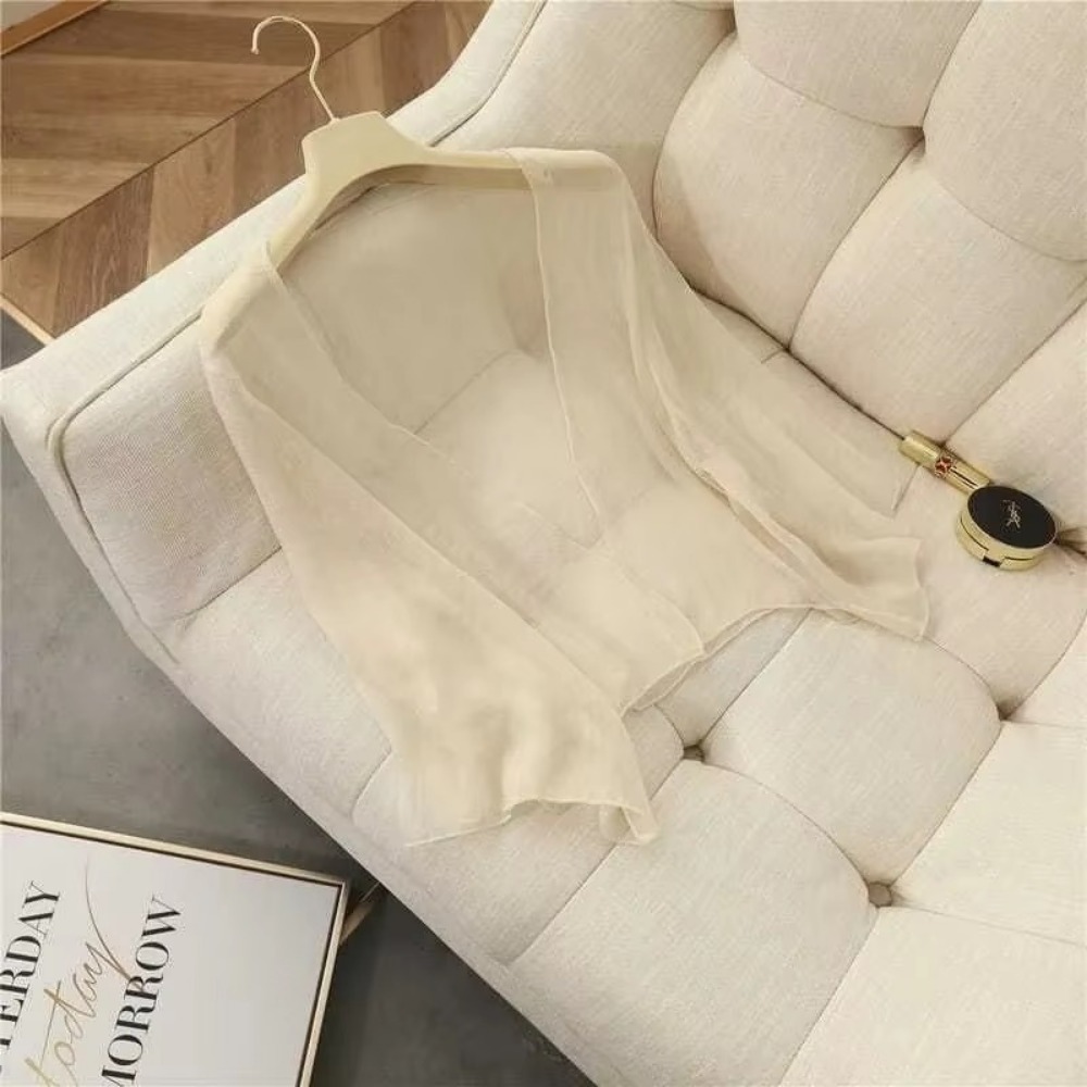 Kardigan Wanita Crinkle Musim  - Women'S Fashion Knitwear ulasan dan harga