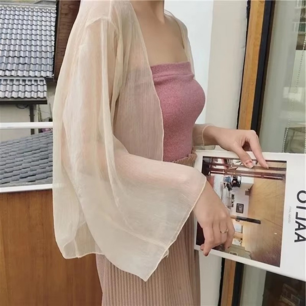 Kardigan Wanita Crinkle Musim  - Women'S Fashion Knitwear ulasan dan harga
