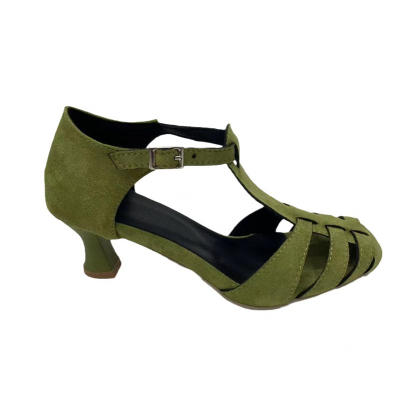 Sandal Wanita Hijau Suede Kitt - Spaghetti Strap Dress ulasan dan harga