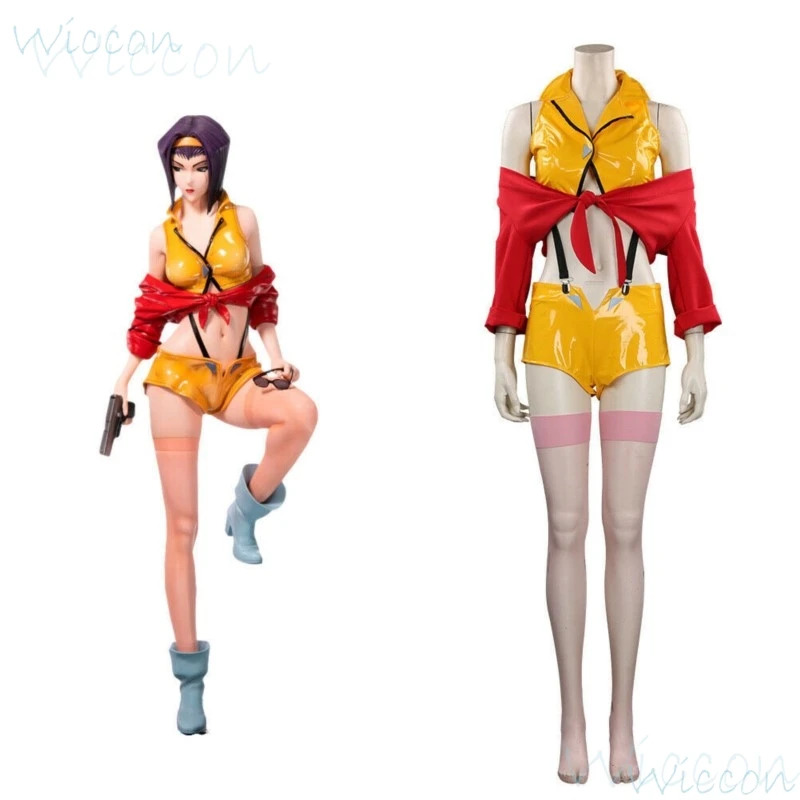 Kostum Cosplay Anime Faye Vale - Knitted Vest Women ulasan dan harga