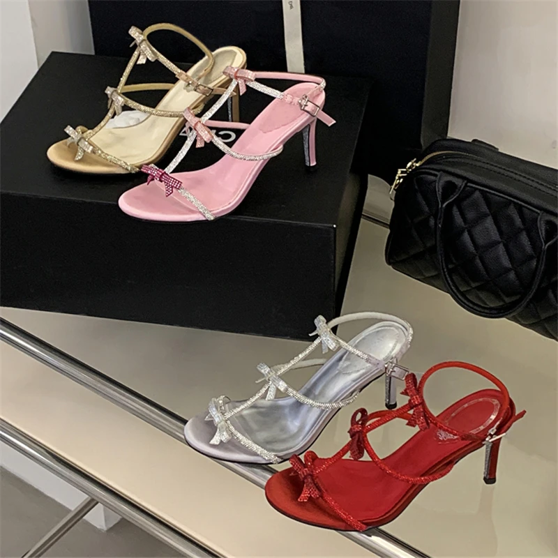 Aneikeh Sandal Gladiator Hak T - Spaghetti Strap Dress ulasan dan harga