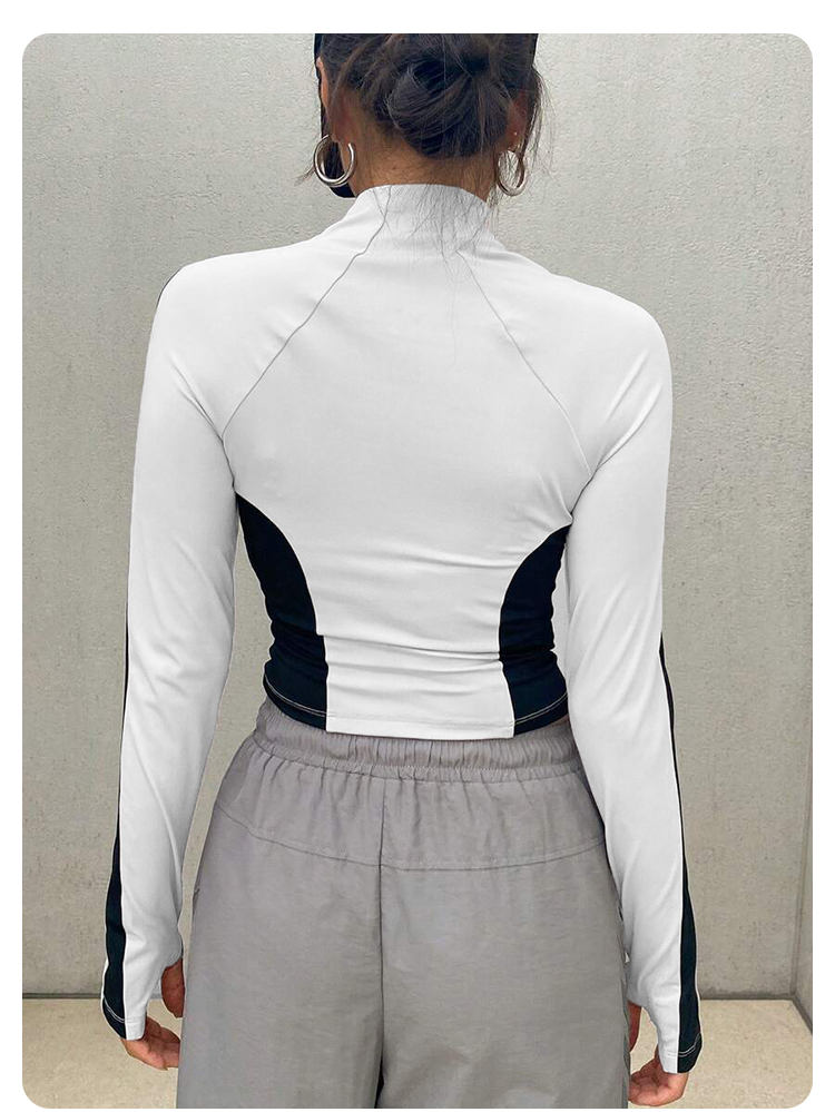 Jaket Yoga Kerah Tinggi untuk  - Women'S Fashion Knitwear ulasan dan harga