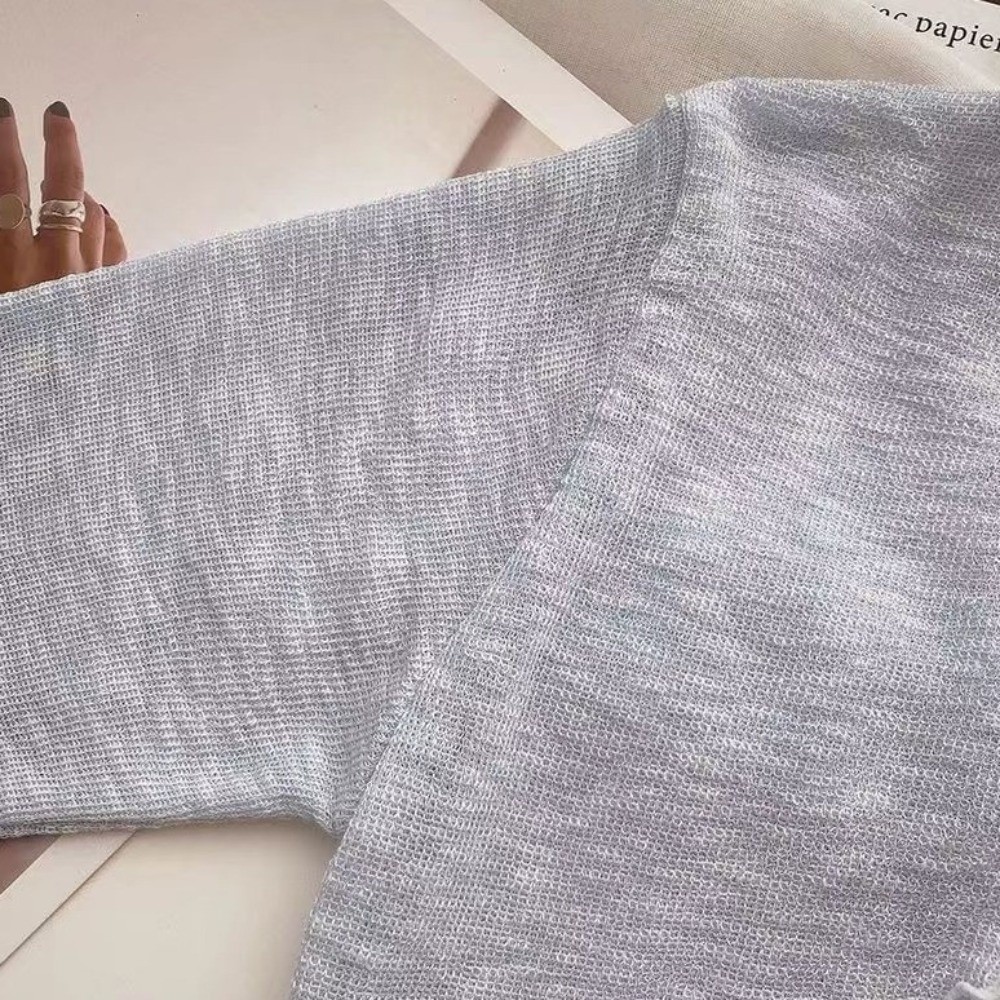 Kardigan Tipis Baru dengan Pel - Women'S Fashion Knitwear ulasan dan harga