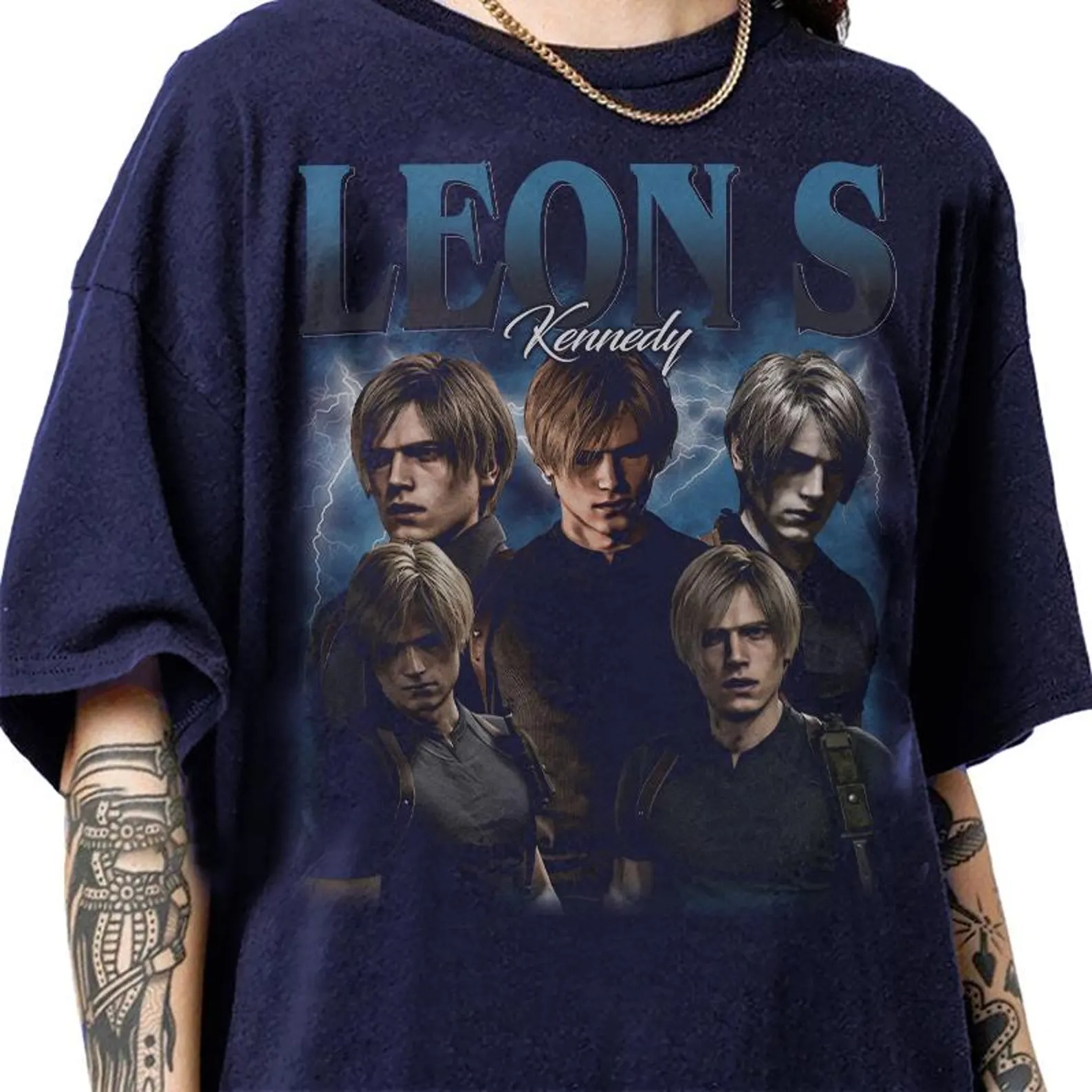 Kaos Bootleg Leon Scott Kenned - Women'S Fashion From The 90S ulasan dan harga