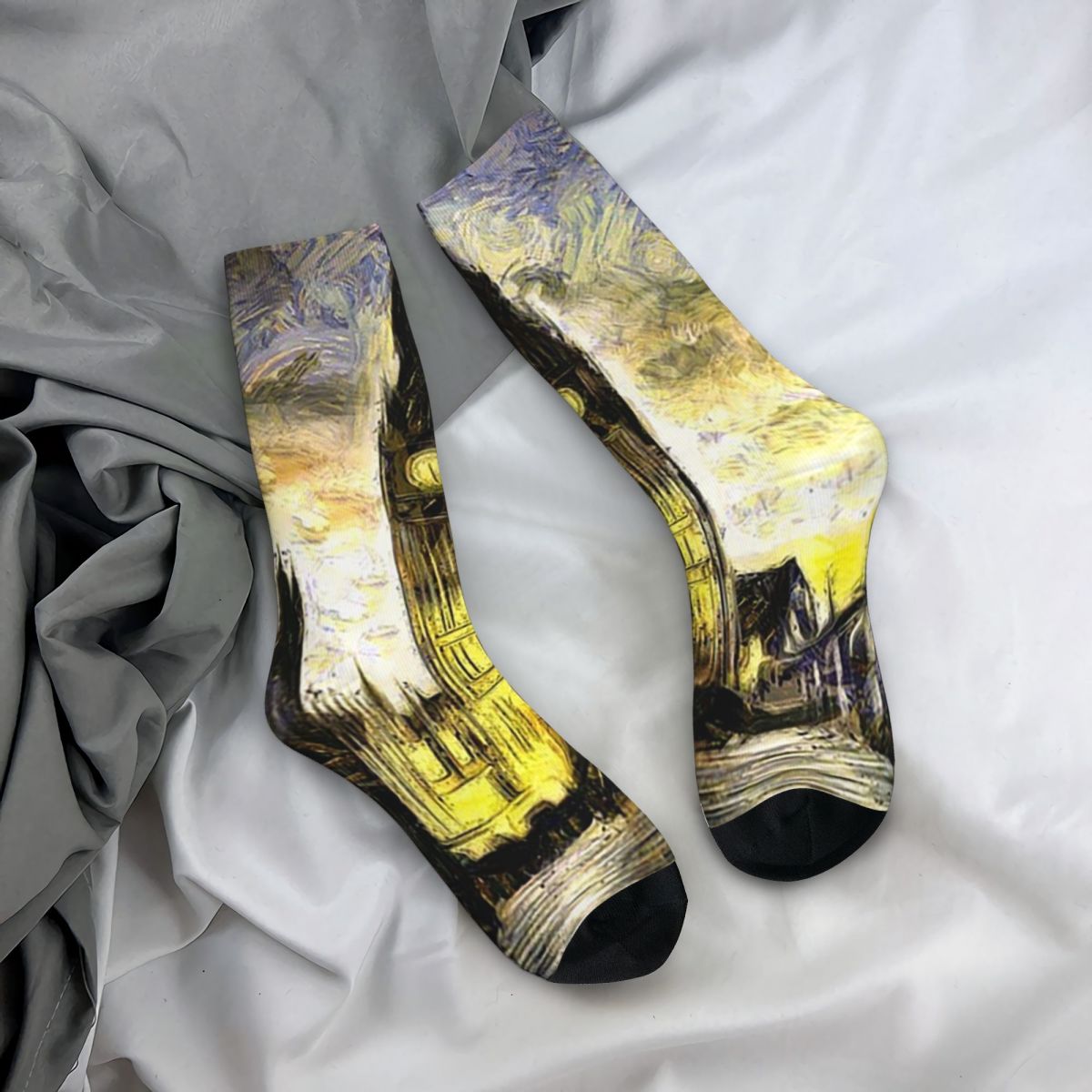 Stoking Kru Semua Musim Warna  - Women'S Fashion London ulasan dan harga