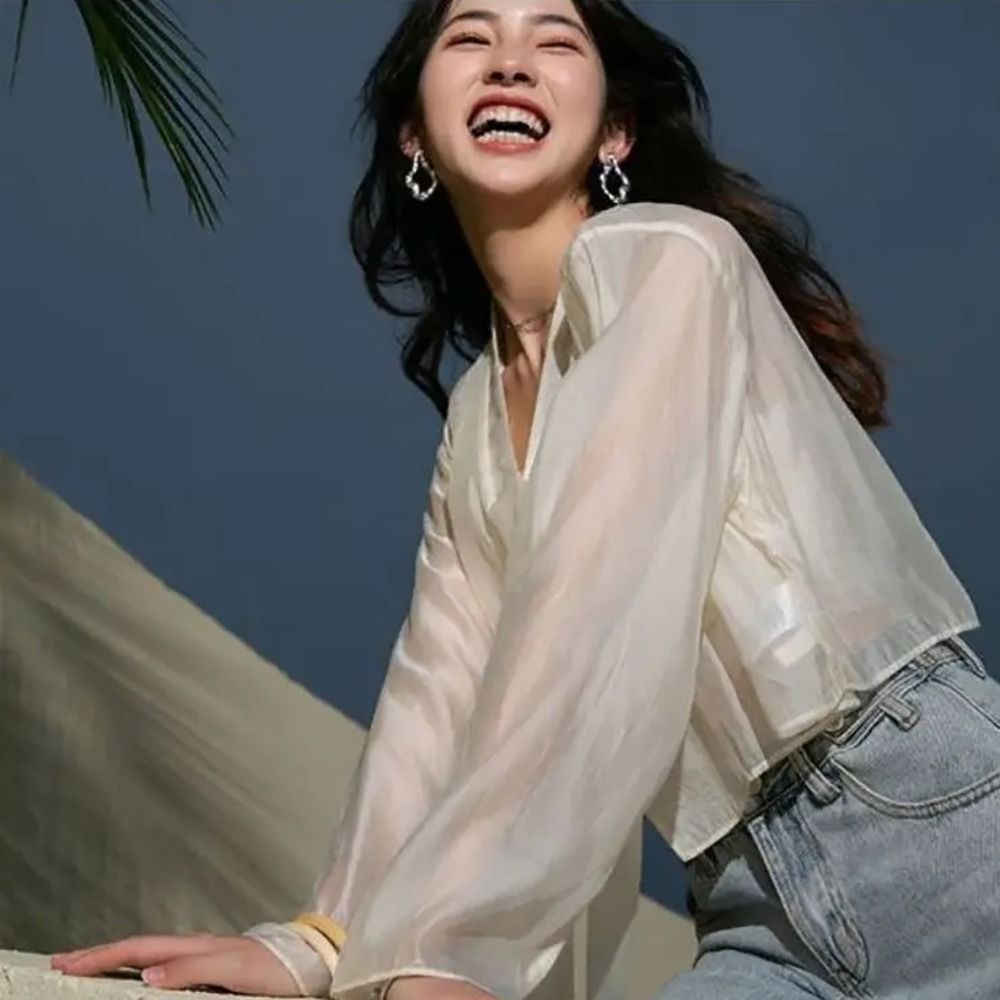 Selendang Sutra Es Model Hanfu - Women'S Fashion Knitwear ulasan dan harga