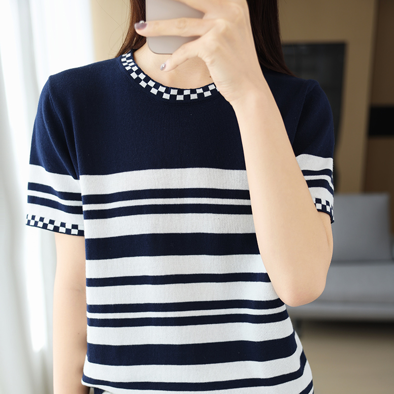 Kaos Wanita Katun Murni 100% M - Knitted Vest Women ulasan dan harga