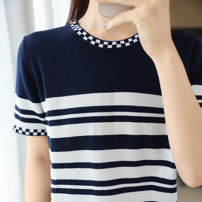 Kaos Wanita Katun Murni 100% M - Knitted Vest Women ulasan dan harga