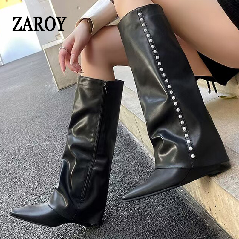 ZAROY Sepatu Bot Wanita Musim  - Winter Fashion Women Boots ulasan dan harga