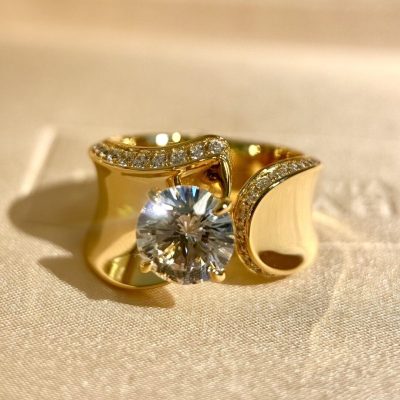 Cincin Perak 925 Berlapis Emas - Women'S Fashion London ulasan dan harga