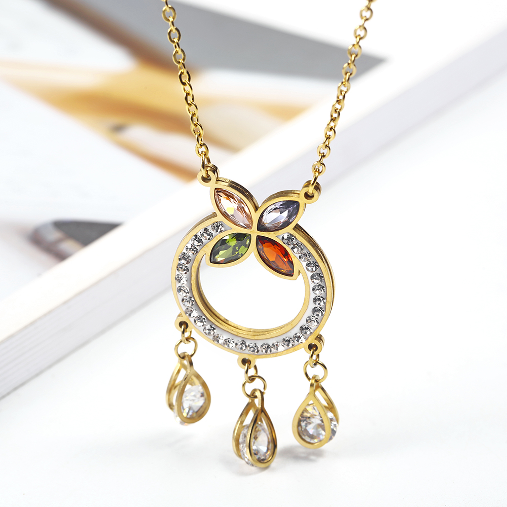 Oufei Stainless Steel Perhiasa - Women'S Fashion Vogue ulasan dan harga