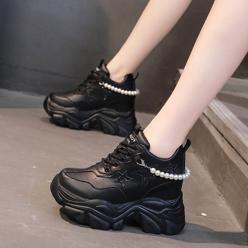 Sepatu Platform Tinggi Berkual - Women'S Fashion Gym Shoes ulasan dan harga