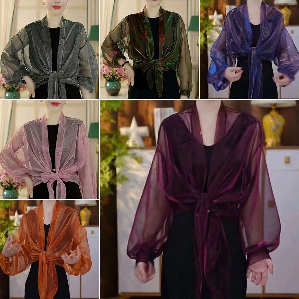 Selendang Tulle Tipis Modis Ka - Women'S Fashion Knitwear ulasan dan harga