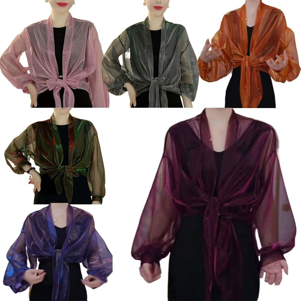 Selendang Tulle Tipis Modis Ka - Women'S Fashion Knitwear ulasan dan harga