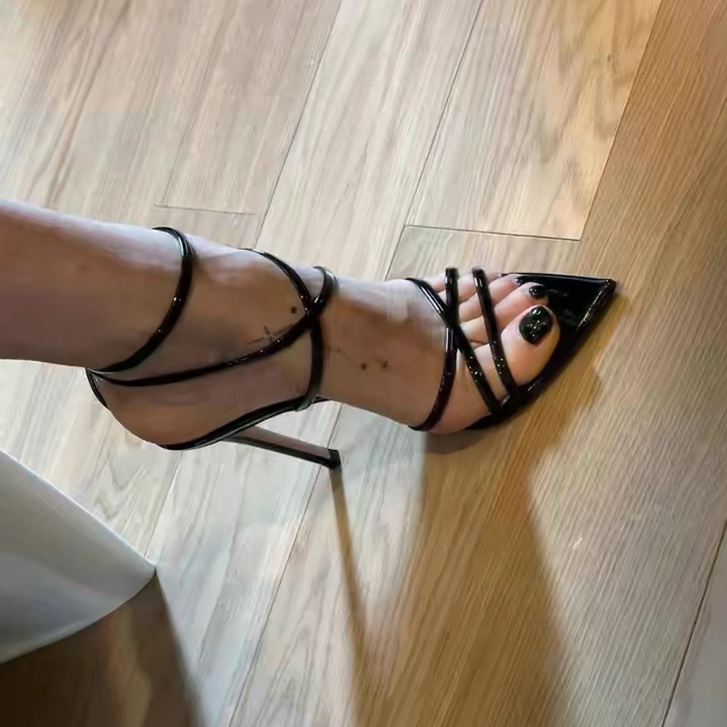 Sandal Wanita Hak Tinggi Ujung - Spaghetti Strap Dress ulasan dan harga
