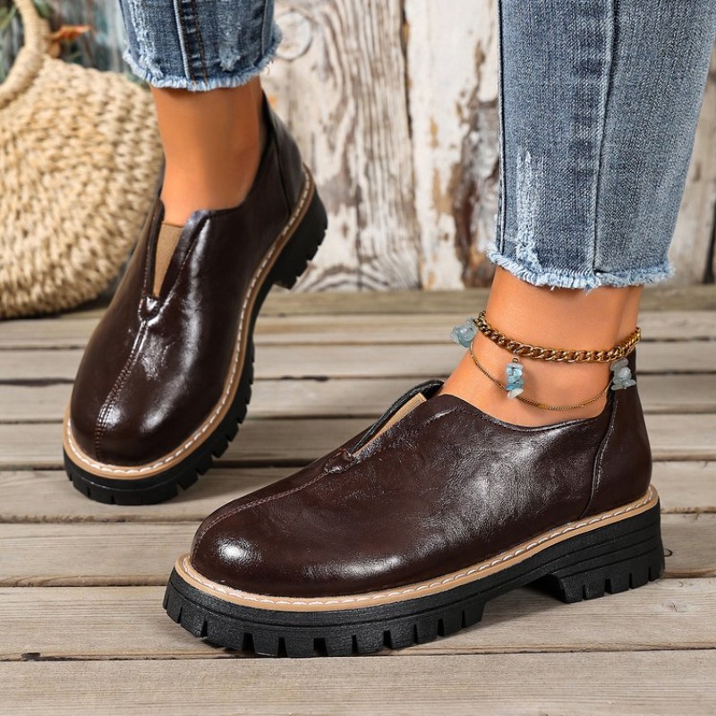Sepatu Wanita Gaya Retro Inggr - Women'S Fashion Shoes ulasan dan harga