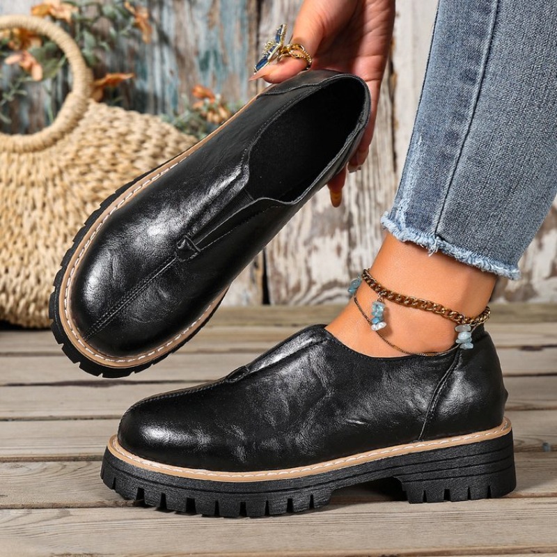 Sepatu Wanita Gaya Retro Inggr - Women'S Fashion Shoes ulasan dan harga