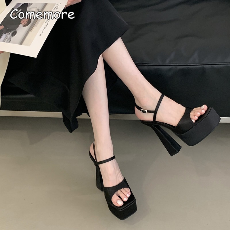 Sepatu Sandal Wanita Hak Tingg - Spaghetti Strap Dress ulasan dan harga
