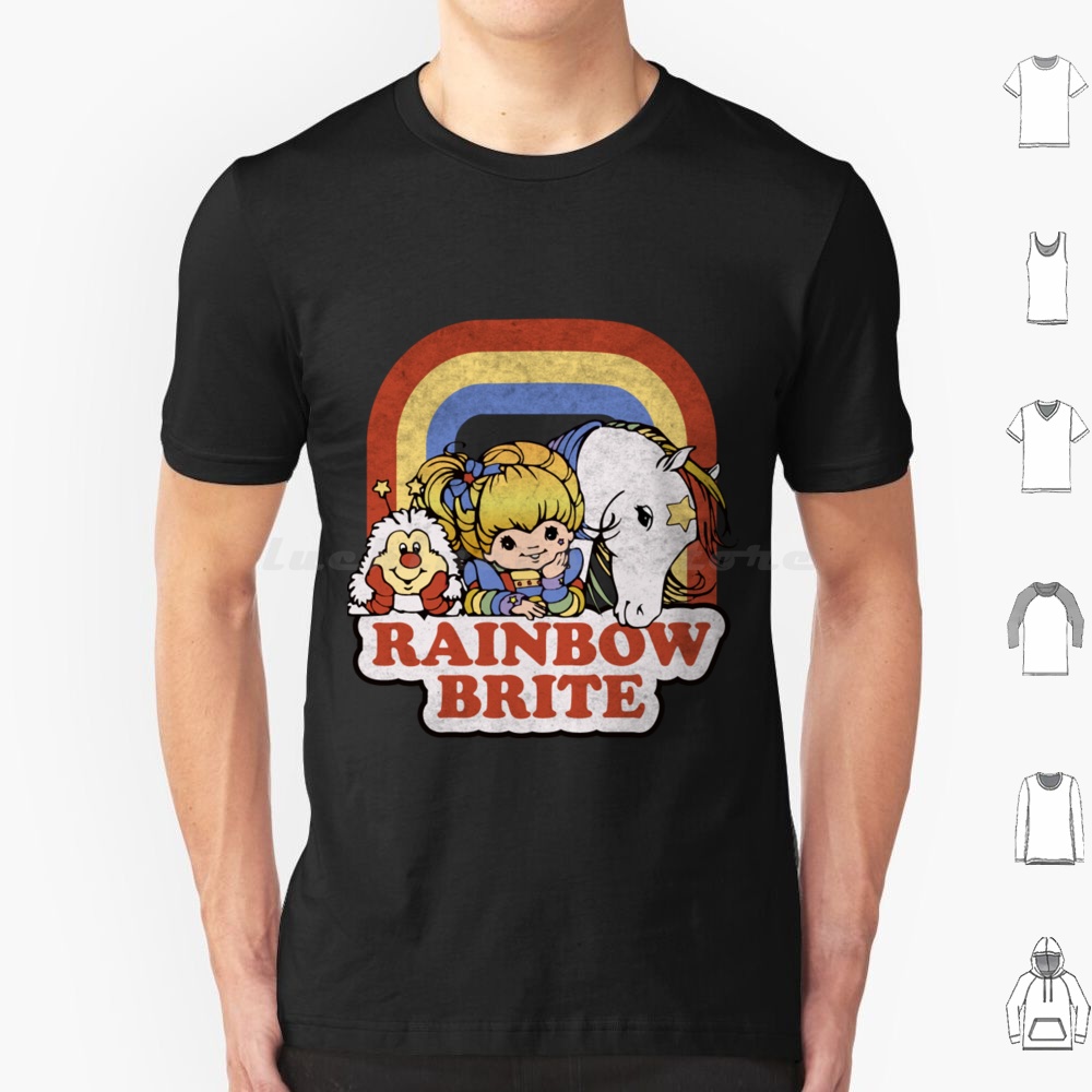 Kaus Rainbow Brite Kaus Katun  - Women'S Fashion From The 90S ulasan dan harga