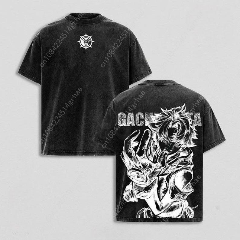 Gachiakuta Vintage Anime Washe - Women'S Fashion Graphic Tees ulasan dan harga