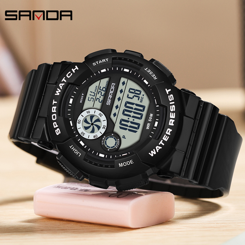 SANDA G jam tangan Digital ola - Women Fashion Zone ulasan dan harga