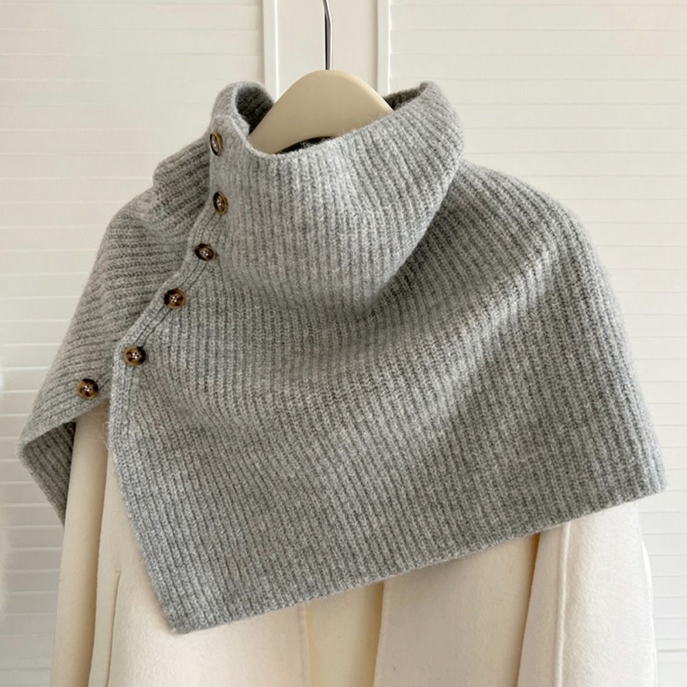 Selendang Rajut Kancing Klasik - Women'S Fashion Knitwear ulasan dan harga